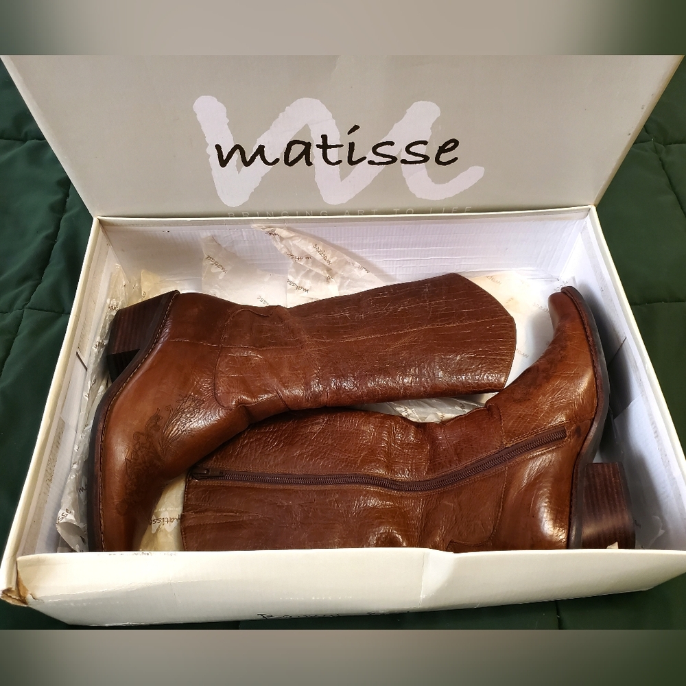 Vintage Y2K Matisse Embossed Cowboy Boot